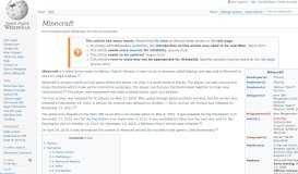 
							         Minecraft - Simple English Wikipedia, the free encyclopedia								  
							    