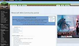 
							         Minecraft Wiki:Community portal – Official Minecraft Wiki								  
							    