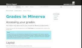 
							         Minerva Support : Grades in Minerva - University of Leeds								  
							    