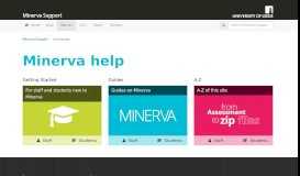 
							         Minerva Support : Need Minerva help? - University of Leeds								  
							    