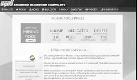
							         Mining Pools Prices - CryptoGods								  
							    