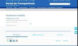 
							         Ministério do Meio Ambiente - MMA - Portal da transparência								  
							    