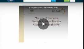 
							         Ministry of Education Namibia Students Financial Assistance Fund ...								  
							    