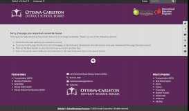 
							         Ministry of Education - Ottawa-Carleton District School Board								  
							    