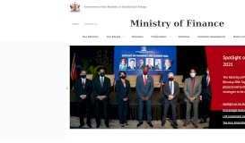 
							         Ministry of Finance -								  
							    