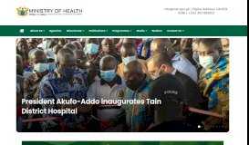 
							         Ministry of Health | Ghana Official Website								  
							    