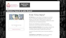 
							         Ministry Search & Jobs Board | UUA.org Application Portal								  
							    