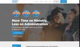 
							         Ministry Tracker - Church Management Software								  
							    