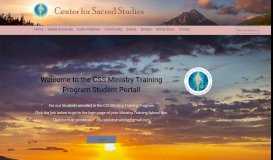 
							         Ministry Training Program - Student Portal | Center for Sacred Studies								  
							    
