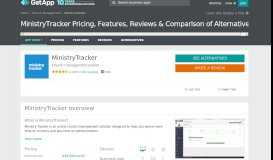 
							         MinistryTracker Pricing, Features, Reviews & Comparison of ...								  
							    