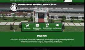 
							         Minnechaug Regional High School								  
							    