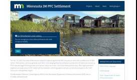
							         Minnesota 3M PFC Settlement								  
							    
