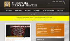 
							         Minnesota Judicial Branch - Home								  
							    