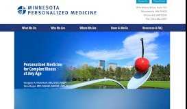 
							         Minnesota Personalized Medicine								  
							    
