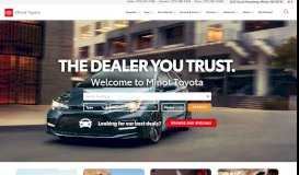 
							         Minot Toyota Dealership | Serving Minot and serving near Williston ...								  
							    