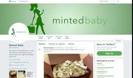 
							         Minted Baby (@mintedbaby) | Twitter								  
							    
