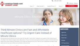 
							         MinuteClinic Alternative in Swampscott, MA | AFC Urgent Care ...								  
							    