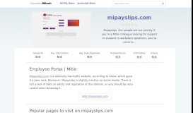 
							         Mipayslips.com website. Mitie - Online Payslips.								  
							    
