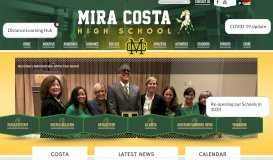 
							         Mira Costa High School								  
							    
