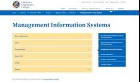 
							         MIS - System Operations - California Community Colleges ...								  
							    