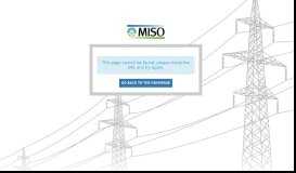 
							         MISO Market User Interface - Midcontinent Independent System ...								  
							    