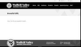 
							         Mission Statement - Wallkill Valley Regional High School								  
							    