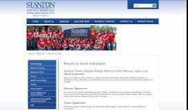 
							         Mission & Vision | Stanton County Hospital								  
							    