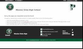 
							         Mission Vista High School - Vista Unified School District								  
							    