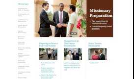 
							         Missionary Service								  
							    