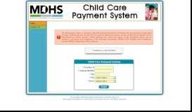 
							         Mississippi Department of Human Services - Child Care Payment ...								  
							    