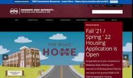 
							         Mississippi State Housing and Residence Life								  
							    