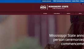 
							         Mississippi State University								  
							    