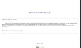 
							         Missouri Accountability Portal - Missouri Community Betterment								  
							    