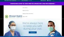 
							         Missouri Baptist Medical Center St. Louis | BJC Healthcare								  
							    