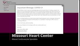 
							         Missouri Heart Center | Cardiologists								  
							    