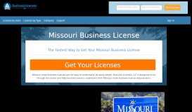 
							         Missouri (MO) Business License & Business Permit List								  
							    