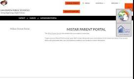 
							         MiStar Parent Portal - Van Buren Public schools								  
							    