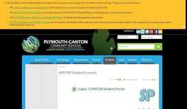 
							         MISTAR StudentConnect | Plymouth-Canton Community Schools								  
							    