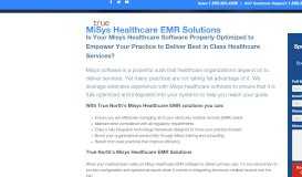 
							         MiSys Healthcare EMR Support Services & Solutions | TrueNorth ITG								  
							    