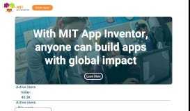 
							         MIT App Inventor								  
							    