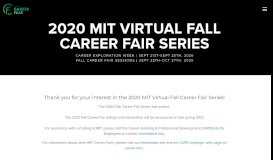 
							         MIT Fall Career Fair								  
							    