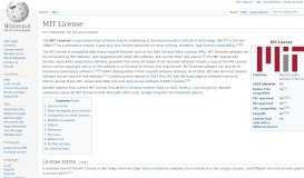 
							         MIT License - Wikipedia								  
							    