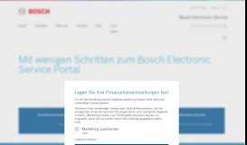 
							         Mit wenigen Schritten zum Bosch Electronic Service Portal								  
							    