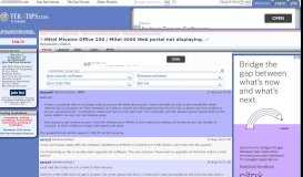
							         Mitel Mivoice Office 250 / Mitel 5000 Web portal not displaying ...								  
							    