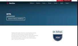 
							         Mitel - Our Partners - Red Box								  
							    