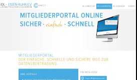 
							         Mitgliederportal - IDL Essen Ruhr-Connect - Lohnsteuerhilfeverein								  
							    