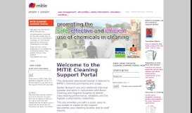 
							         MITIE Cleaning Support Portal - Supported by Selden and BCHS								  
							    