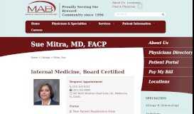 
							         Mitra, Sue | Medical Associates of Brevard								  
							    