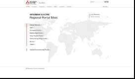 
							         MITSUBISHI ELECTRIC Regional Portal Sites								  
							    
