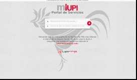 
							         miupi - portal de servicios electrónicos								  
							    